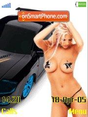 Скриншот темы Car Girls 1x