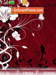 Abstract red tema screenshot