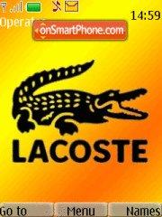 Lacoste For Him es el tema de pantalla