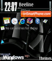 Black Xp V1 theme screenshot