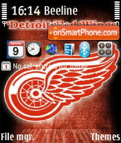 Detroit Red Wings 02 tema screenshot