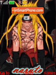 Скриншот темы Naruto Animated