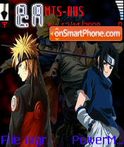 Naruto Sasuke tema screenshot