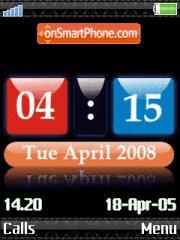 Clock Digital tema screenshot