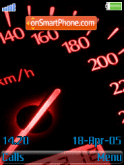 Animated Speed 01 tema screenshot