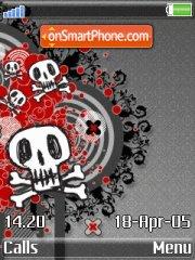 Red Skull tema screenshot