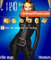 Uma Thurman tema screenshot