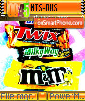 Chocolates tema screenshot