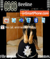 Police Puppy theme screenshot