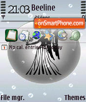 Virgo Animated tema screenshot