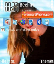 Maria Sharapova 05 tema screenshot