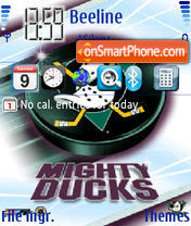 Anaheim Mighty Ducks theme screenshot
