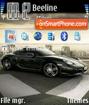 Porsche Cayman tema screenshot