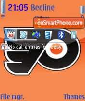 Philadelphia Flyers es el tema de pantalla