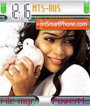 Shriya Cute tema screenshot