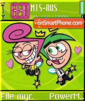 Скриншот темы Fairly Odd Parents 2