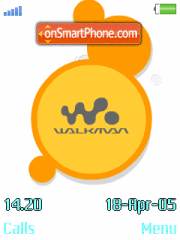 Walkman Animated 05 tema screenshot