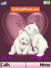 Pink Teddy Bear tema screenshot