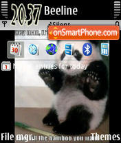 Funny Panda tema screenshot