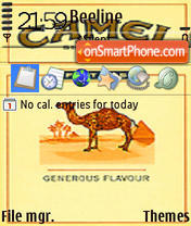 Camel F theme screenshot