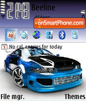 Extreme Tunning tema screenshot