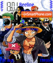 Capture d'écran One Piece thème