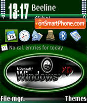 Green Xp V2 theme screenshot
