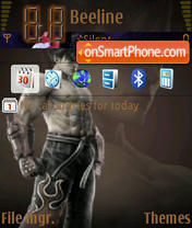 Jin Kazama theme screenshot