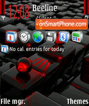 BlackAndRed2 theme screenshot