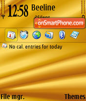 Orange tema screenshot