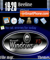 Blue Xp tema screenshot