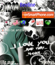 Love tema screenshot