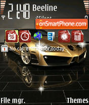 Capture d'écran An Mercedes Slr thème