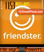 Capture d'écran Friendster thème