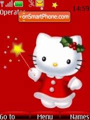 Скриншот темы Hello Kitty Santa