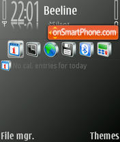 Smart grey theme screenshot