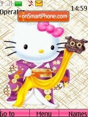 Hello Kitty tema screenshot