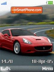 Ferrari California theme screenshot