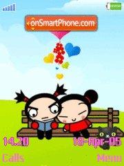 Pucca And Garu theme screenshot