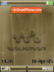 Construction Walkman es el tema de pantalla