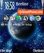 Space 06 tema screenshot