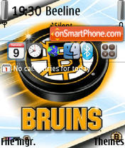 Boston Bruins tema screenshot