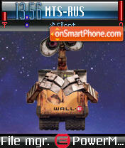 Wall E theme screenshot