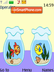 Love and Fish theme screenshot