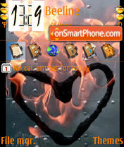 Animated Heart tema screenshot