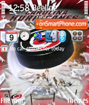 Carolina Hurricanes tema screenshot