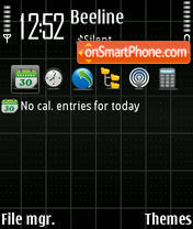 Screen 01 tema screenshot