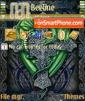 Celtic Dragon tema screenshot