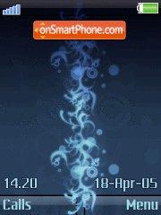 Abstract Blue tema screenshot