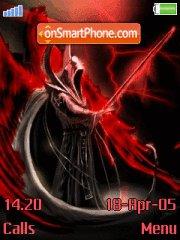 Dark Angel Red tema screenshot